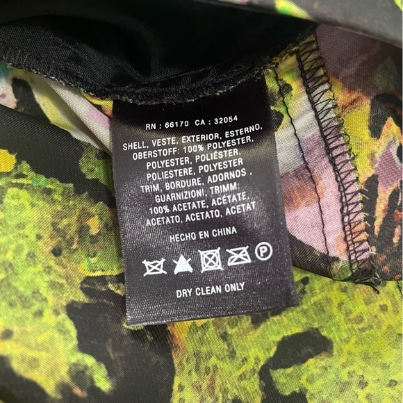 Anthropologie Leifnotes Blurred Dahlia Floral Wide Leg Pants 12 - Picture 6 of 8